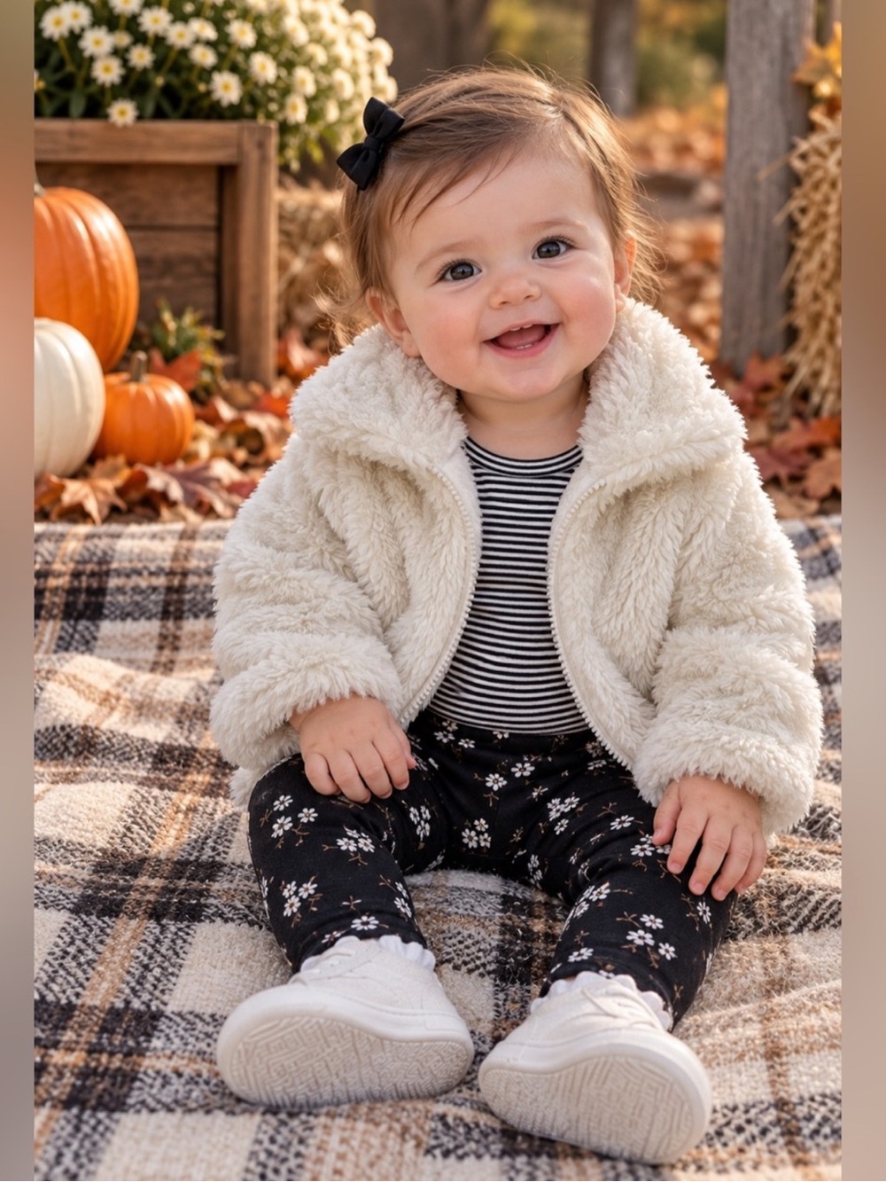 Carter’s 3 Piece Set Bodysuit Leggings Zip Jacket Girls Size 6 Months